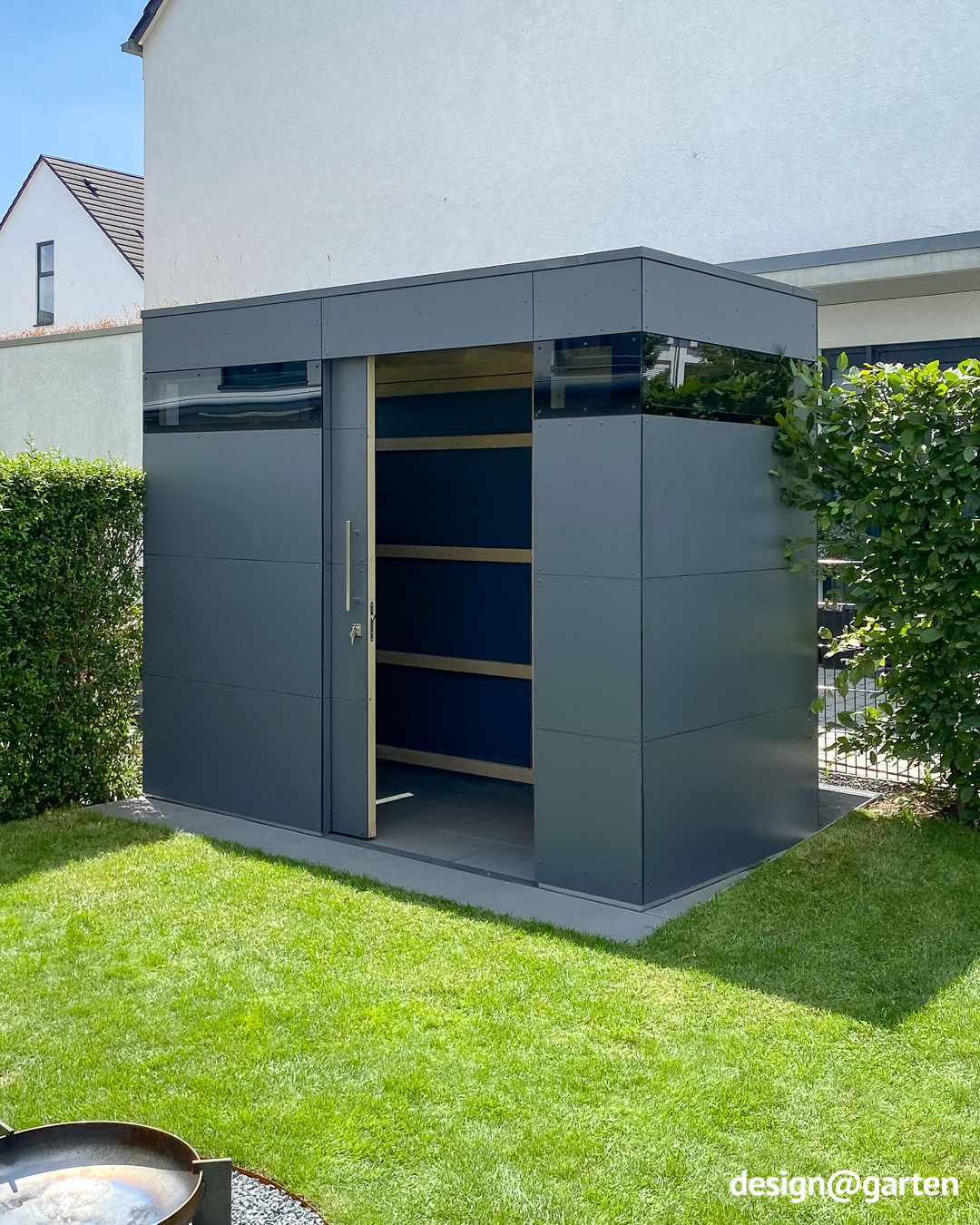 Petit miracle de rangement couleur anthracite